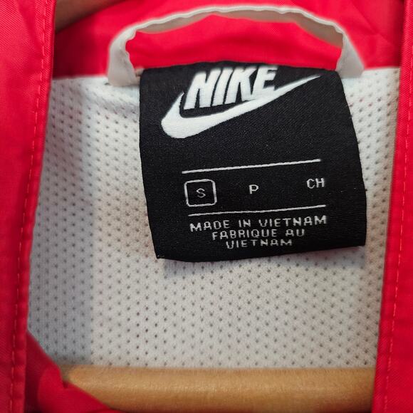 Nike Windrunner Full Zip Jacket Mens Small Red Blue Colorblock Retro Streetwear - Picture 11 of 12